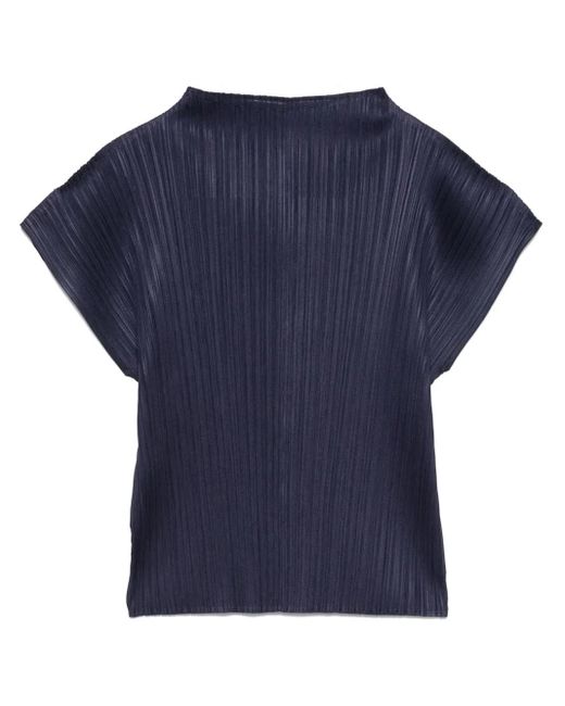 Pleats Please Issey Miyake Blue Monthly Colors: June Top