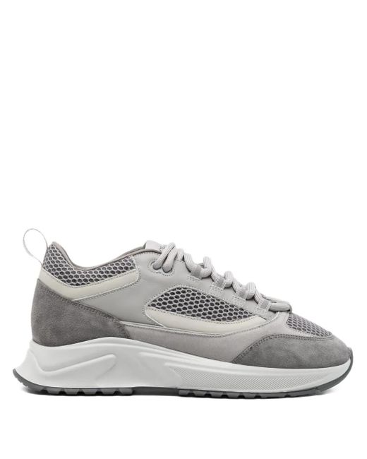 Cleens Gray Essential Runner Evo Sneakers for men