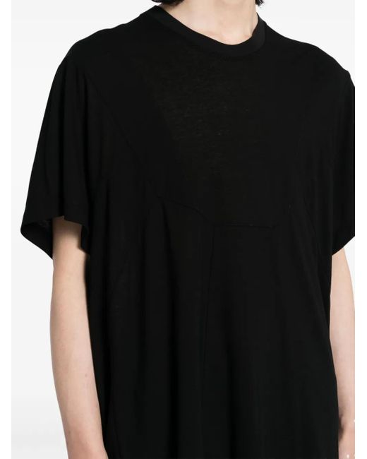 Julius Black Fine-Knit Cotton T-Shirt for men