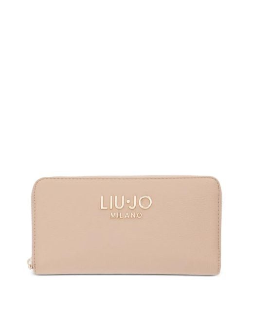 Liu Jo Natural Large Purse With Zip