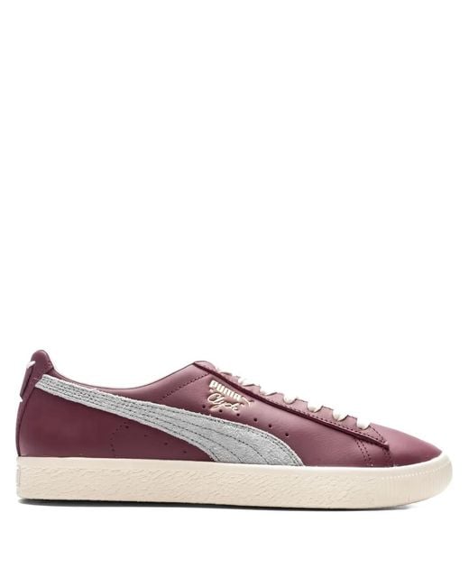 PUMA Pink Clyde Baseleather Sneakers for men