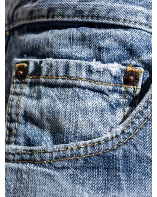 DSquared² Blue 642 Denim Cotton Jeans for men
