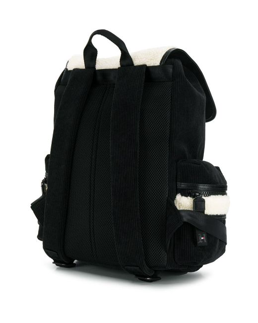 Tommy Hilfiger Lewis Hamilton Fleece Panel Backpack in Black for 