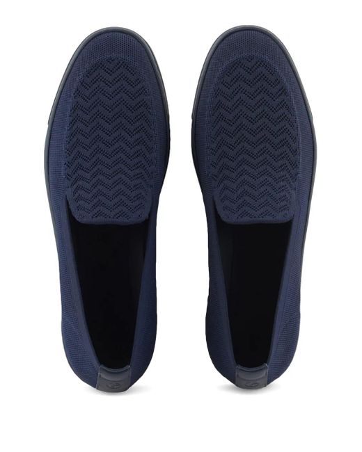 メンズ Giorgio Armani Asv シェブロン スリッポン Blue