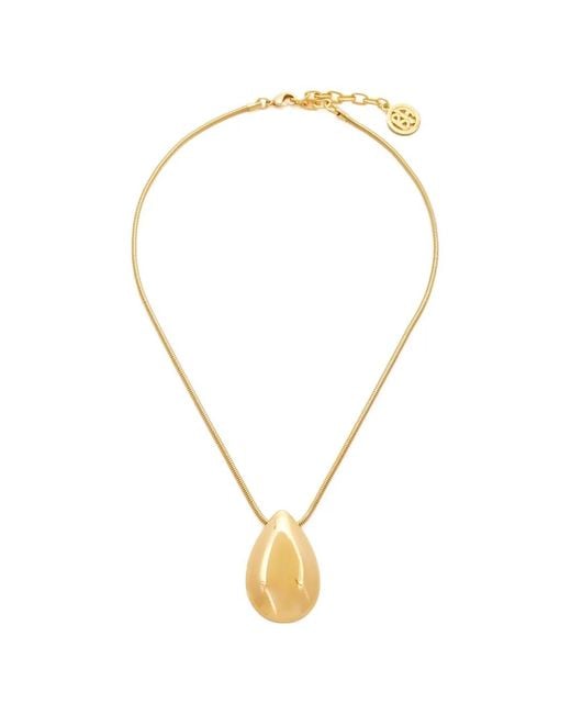 Ben-Amun Metallic Beverly Teardrop-Pendant Necklace