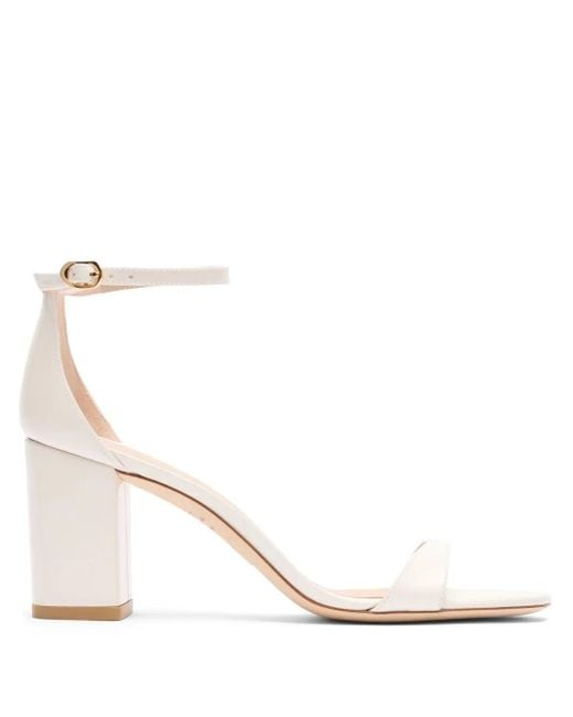 Stuart Weitzman Natural 75Mm Nudist Ii Sandals