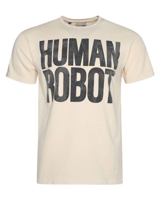 GALLERY DEPT. Natural Human Robot Cotton T-shirt for men