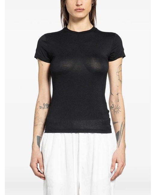 Thom Krom Black Crew-Neck T-Shirt