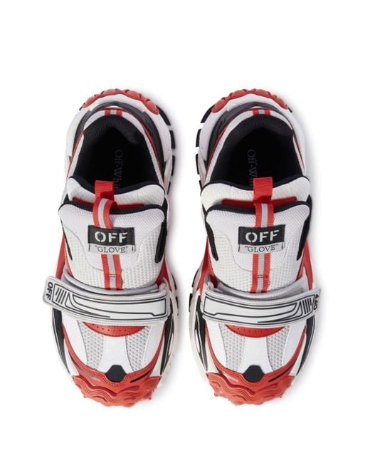 Off-White c/o Virgil Abloh Glove Sneakers Met Colourblocking in het White voor heren
