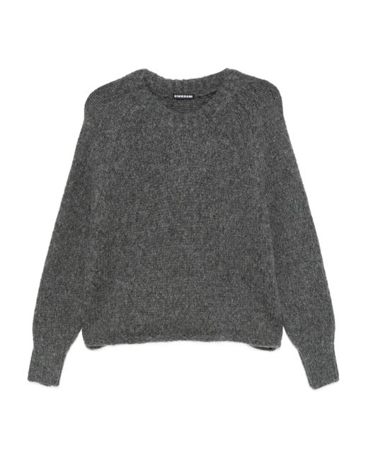 Susanne Bommer Gray Crew-Neck Sweater