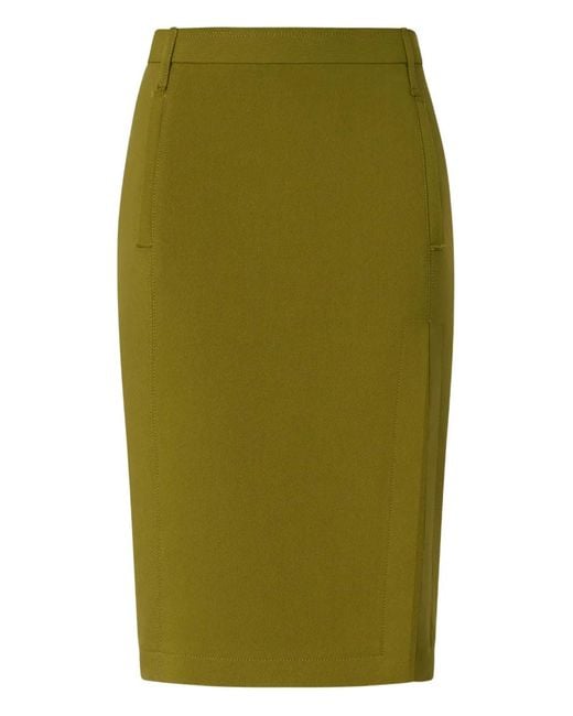 Pinko Green Pencil Skirt
