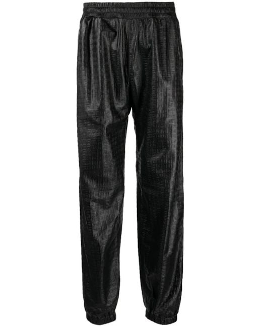 Givenchy Black Leather Trousers for men