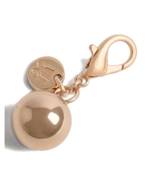 LaDoubleJ White Orb Branded Charm