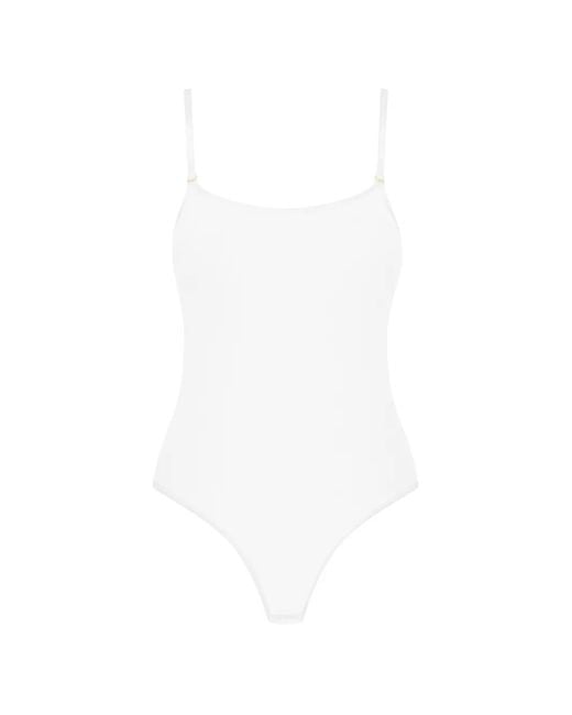 Maison Close White Corps À Corps Bodysuit