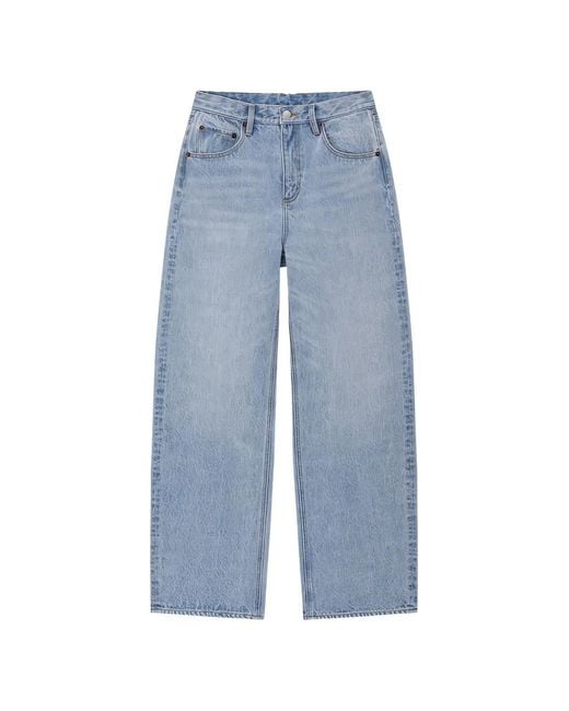 Hey Joanie Blue Arc Wide-Leg Jeans
