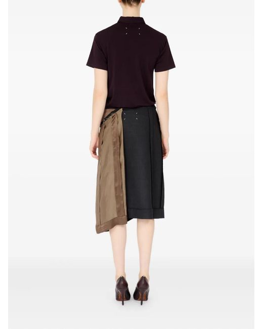 Maison Margiela Black Midi Skirt