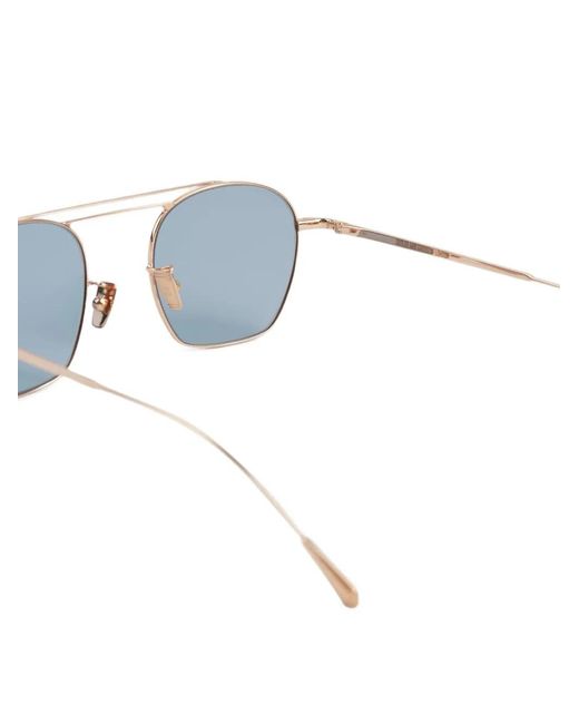 Cutler & Gross Blue Geometric-Frame Sunglasses for men