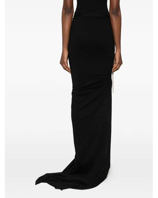 Moncler Black Slit Skirt