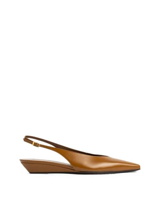 Giuseppe Zanotti Brown Muse Slingback Pumps