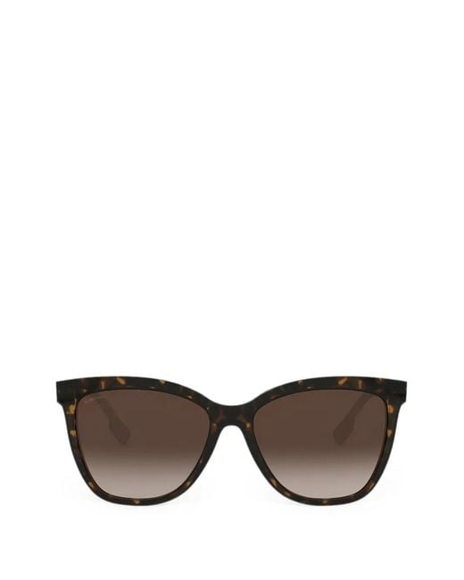 Burberry Gray Tortoiseshell-Effect Sunglasses
