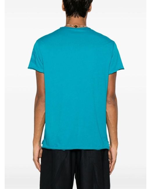 Zadig & Voltaire T-shirt Met Print in het Blue voor heren