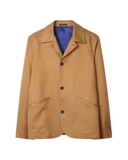 Paul Smith Brown Buttoned Jacket for men
