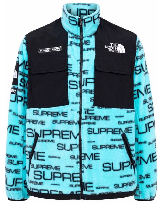 Supreme Blue X The North Face Fleecejacke
