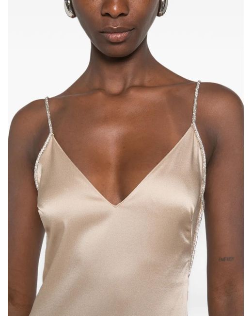Tom Ford White Crystal-Embellishment Maxi Dress