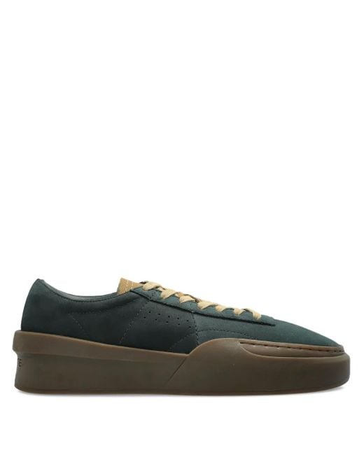 Lacoste Green Aura Leather Sneakers for men