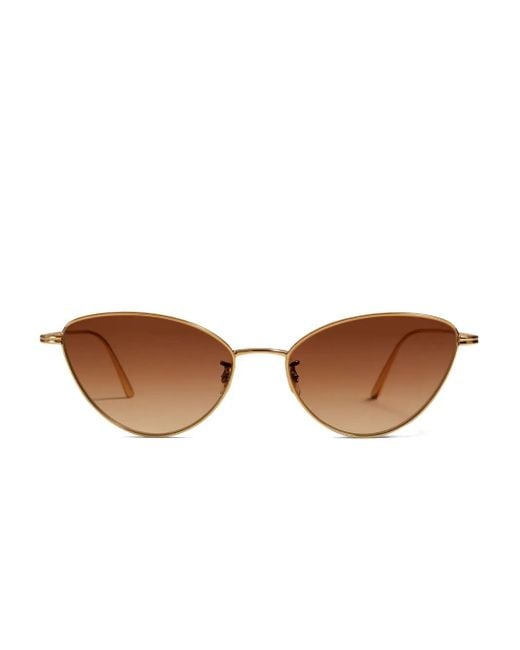 Lunettes De Soleil À Monture Papillon Khaite en coloris Brown
