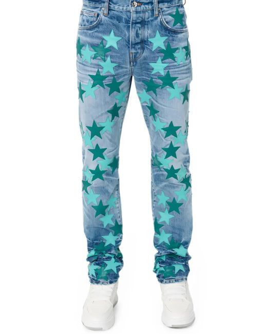 Amiri Blue Chemist Straight Jeans for men