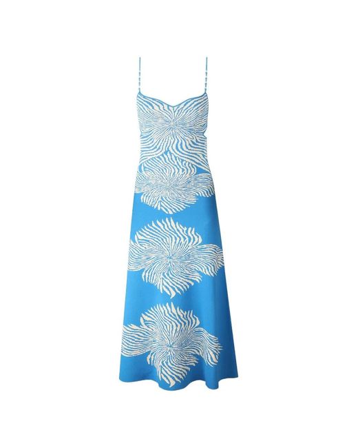 Alexis Blue Rayana Floral-Print Maxi Dress