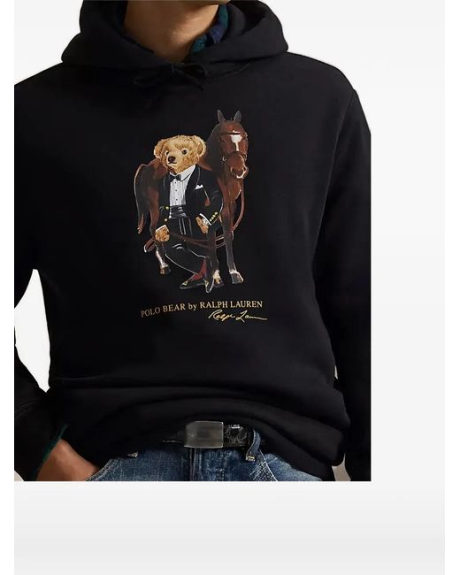 Polo Ralph Lauren Black Pullover Sweatshirt for men