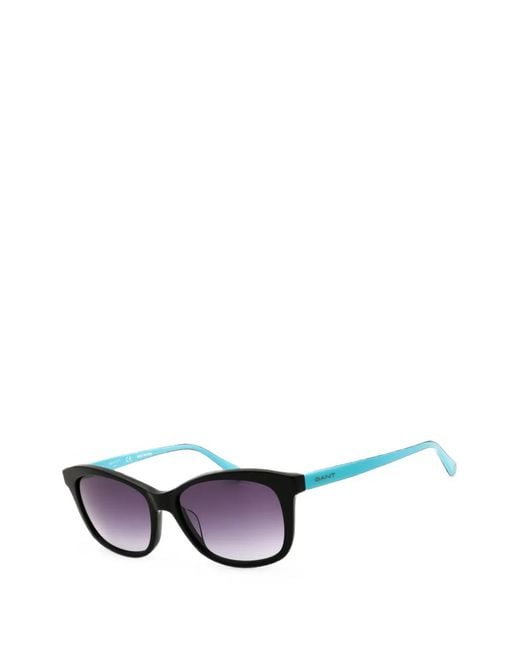 Gant Black Rectangle-Frame Sunglasses