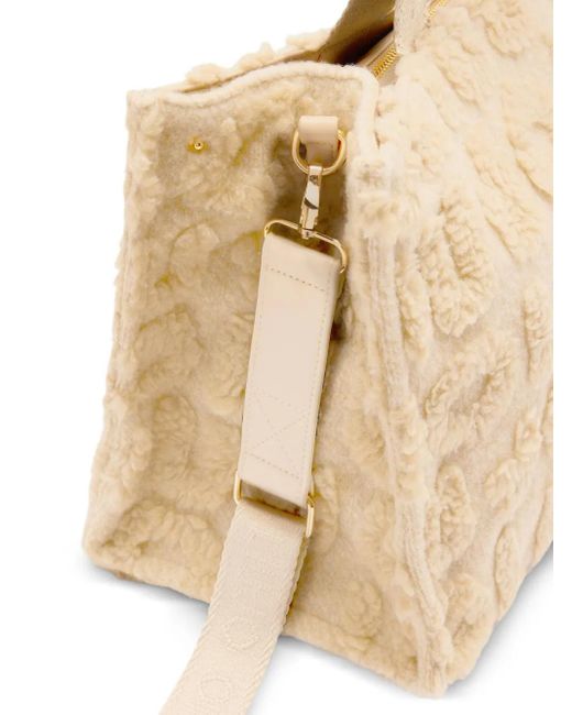Liu Jo Natural Logo-Embossed Tote Bag