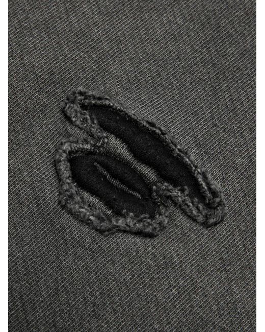 Aape By A Bathing Ape Black Logo-Patch Sweatshirt for men