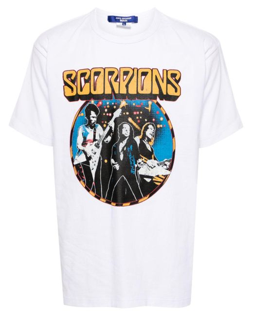 Junya Watanabe Blue Scorpions Cotton T-shirt for men