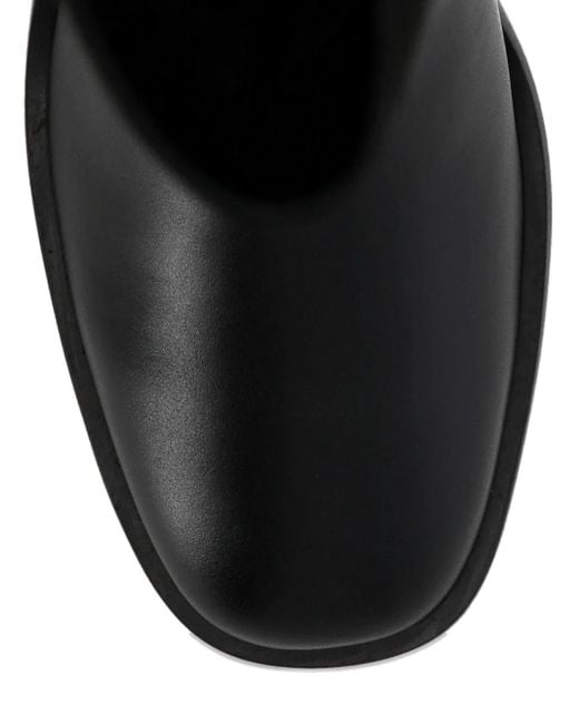 Stuart Weitzman Black Stiefel Mit Schnallendetail
