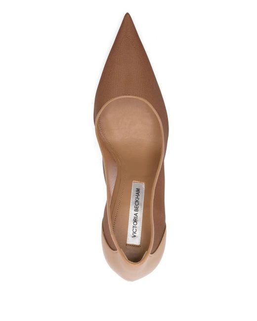 Victoria Beckham Pink Mesh-Pumps mit Absatz