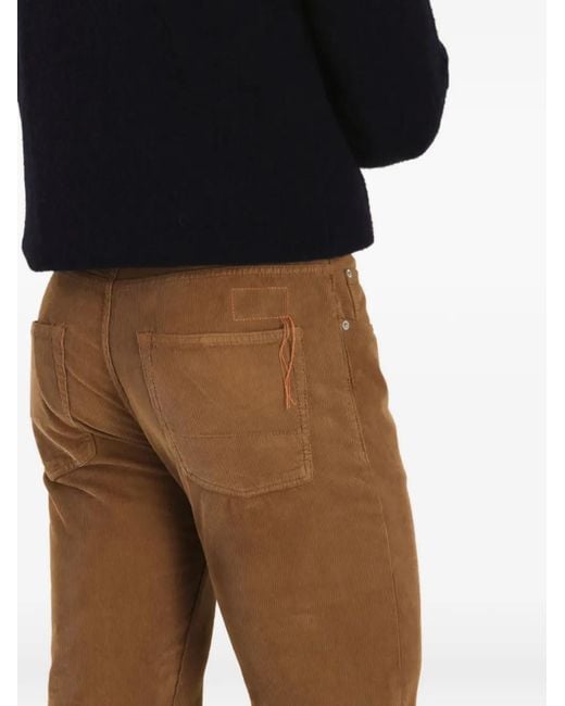 Fortela Natural Corduroy Five-Pocket Trousers for men