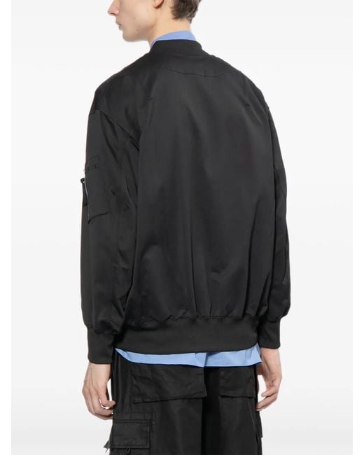 Comme des Garçons Black V-Neck Jacket for men