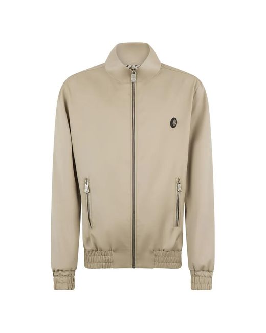 Billionaire Natural Wool Zip-Up Tracksuit Jacket for men