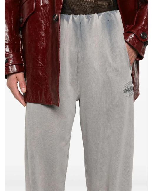 DIESEL Gray P-Markle Sweatpants for men