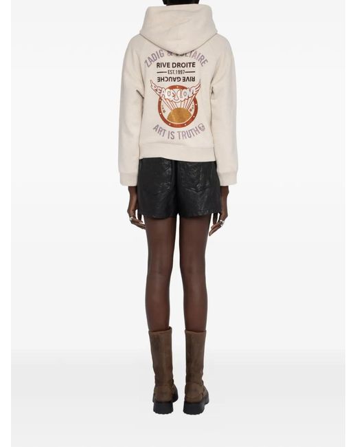 Zadig & Voltaire Women's White Georgy Hoodie