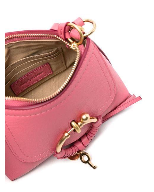 See By Chloé Pink Small Joan Leather Crossbody Bag