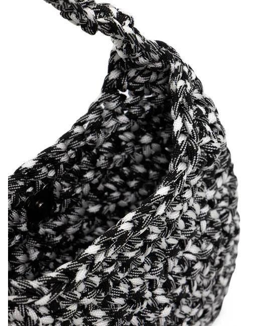 Borsa Tote Con Nodo di Samsøe & Samsøe in Black