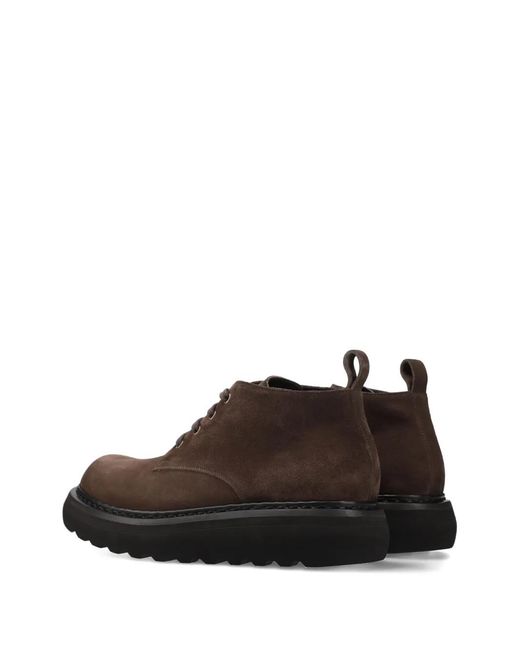 Premiata Brown Suede Boots for men