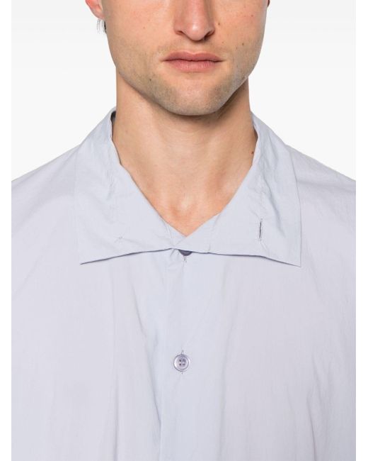 Chemise longue à boutonnière Homme Plissé Issey Miyake pour homme en coloris White