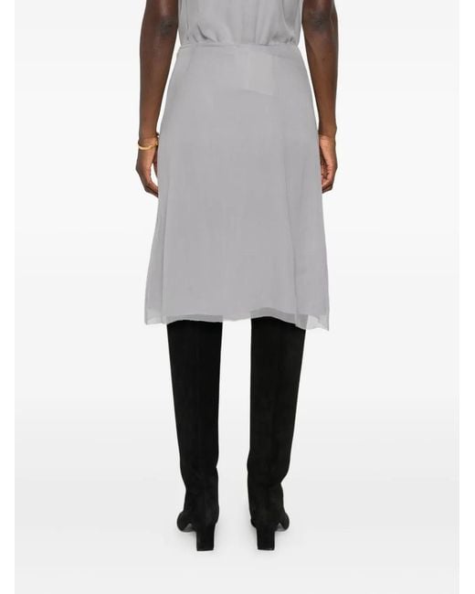 Totême Mini-Rok in het Gray