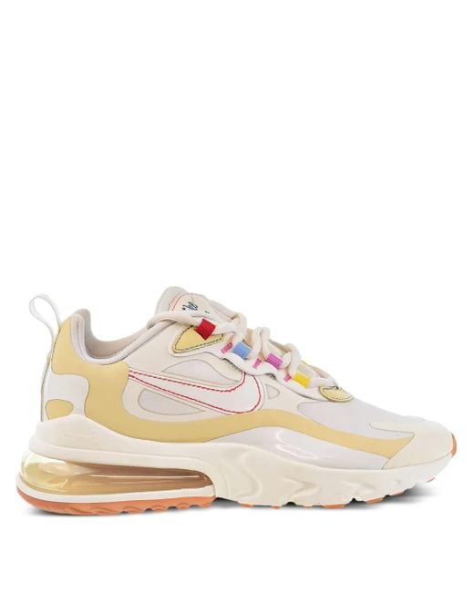 Nike White Air Max 270 React Pale Ivory/Sail/Pale Vanilla Sneakers